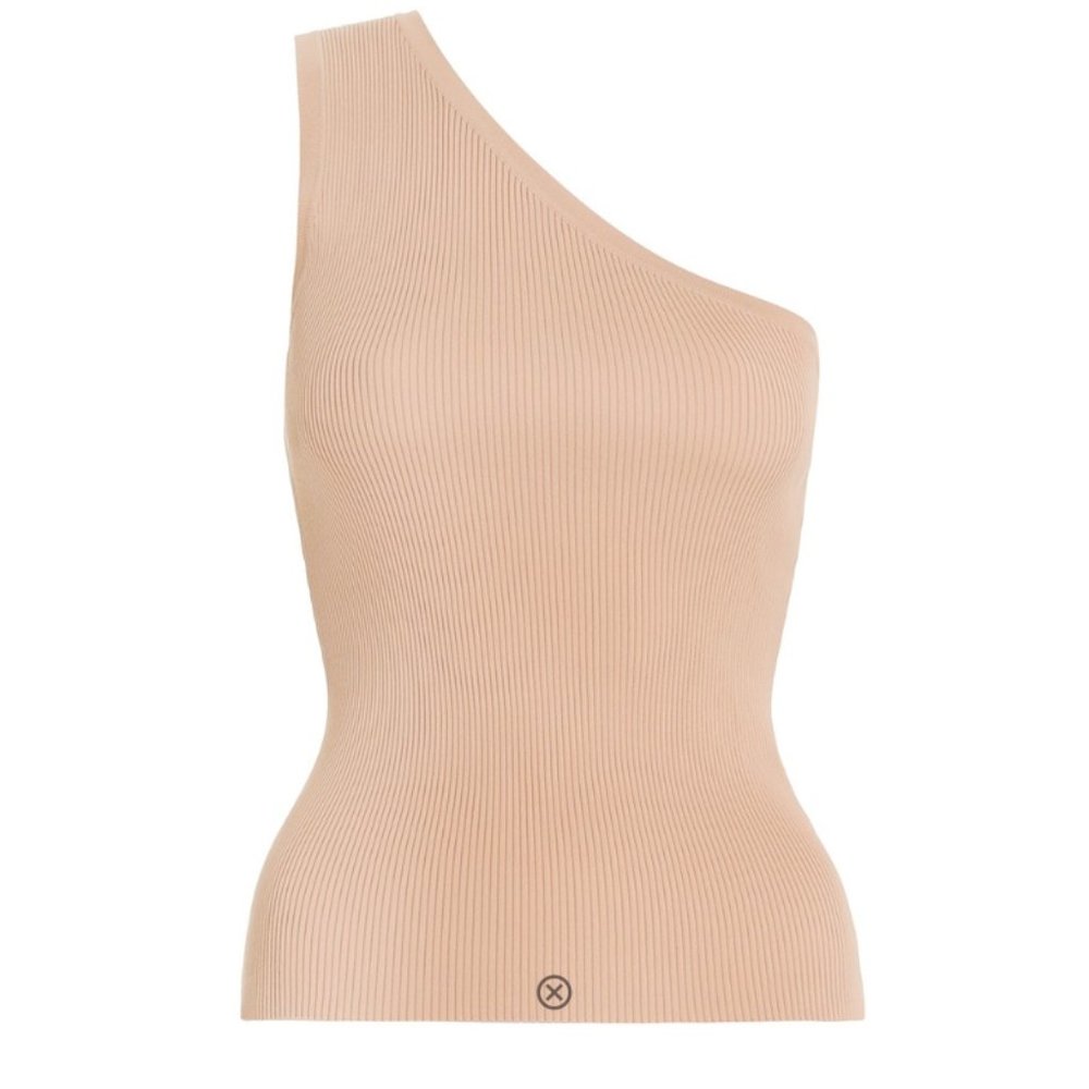 ZIMMERMAN Carnaby One-Shoulder Tank Top